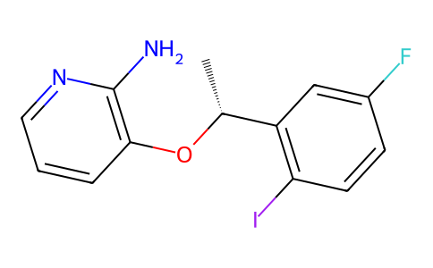 (R)-3-(1-(5-fluoro-2-iodophenyl)ethoxy)pyridin-2-amine 1454847-98-3